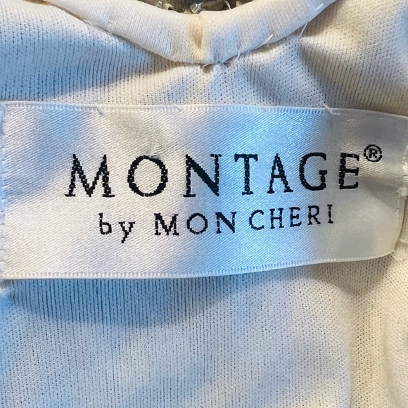 MONTAGE By MON CHERI Maxi Night Gown Size 16 Sleeveless 100% Silk - Picture 15 of 17